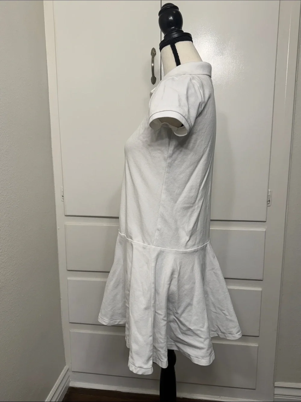 Polo Ralph Lauren White Polo Dress with Pink Pony
